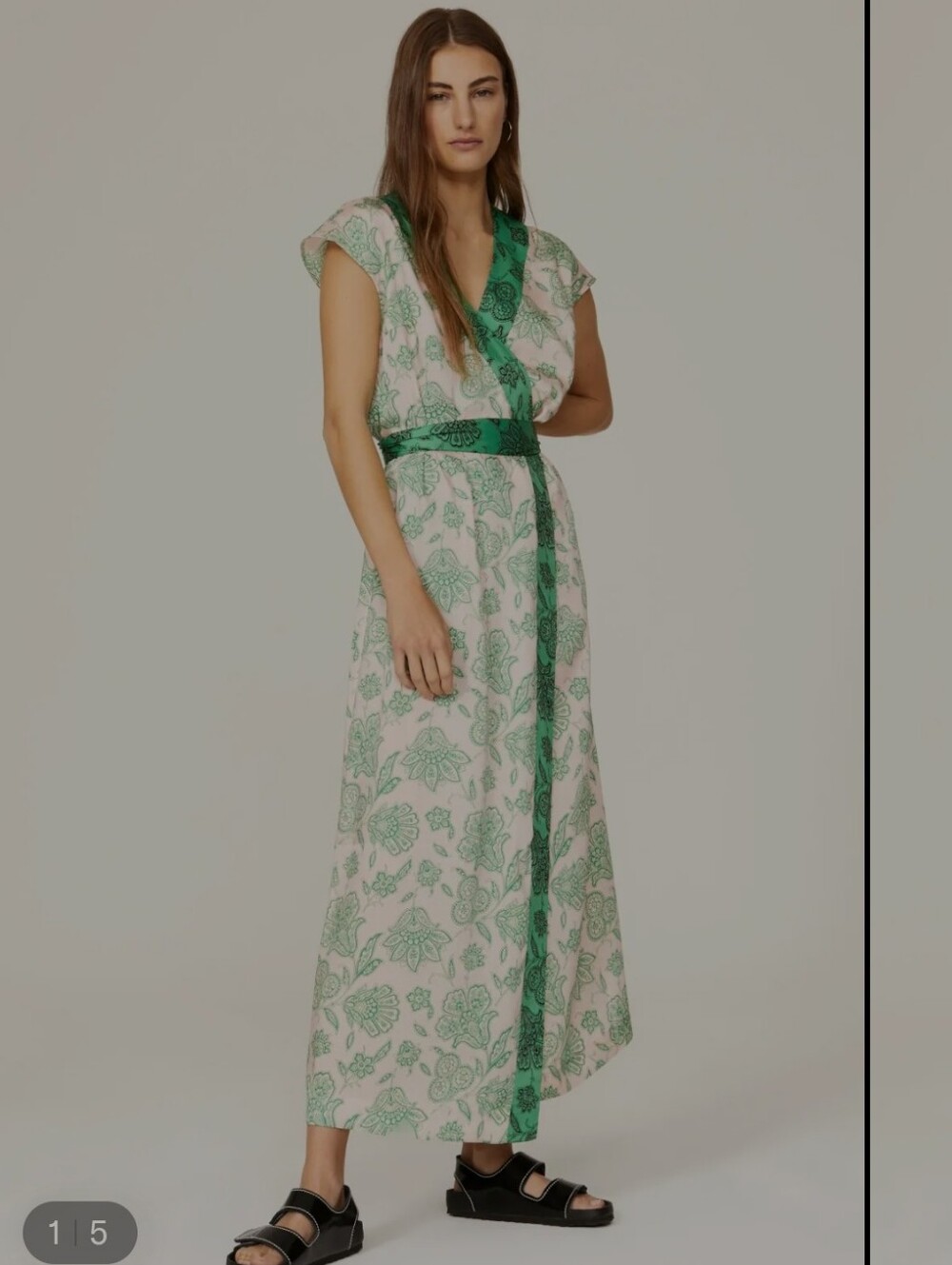 SAUNDERS COLLECTIVE WRAP DRESS